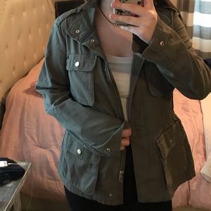 Olive Green Utility Jacket